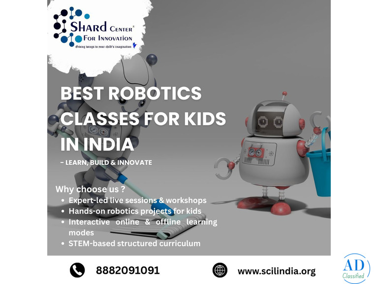 Best Robotics Classes for Kids in India - Learn, Build & Innovate