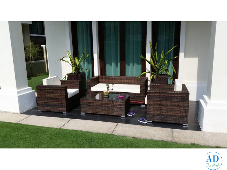 Isufoo Modern Wicker Sofa Set , JHA-090