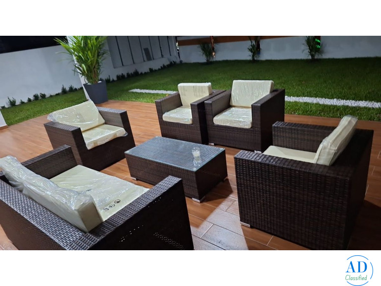 Isufoo Modern Wicker Sofa Set , JHA-090