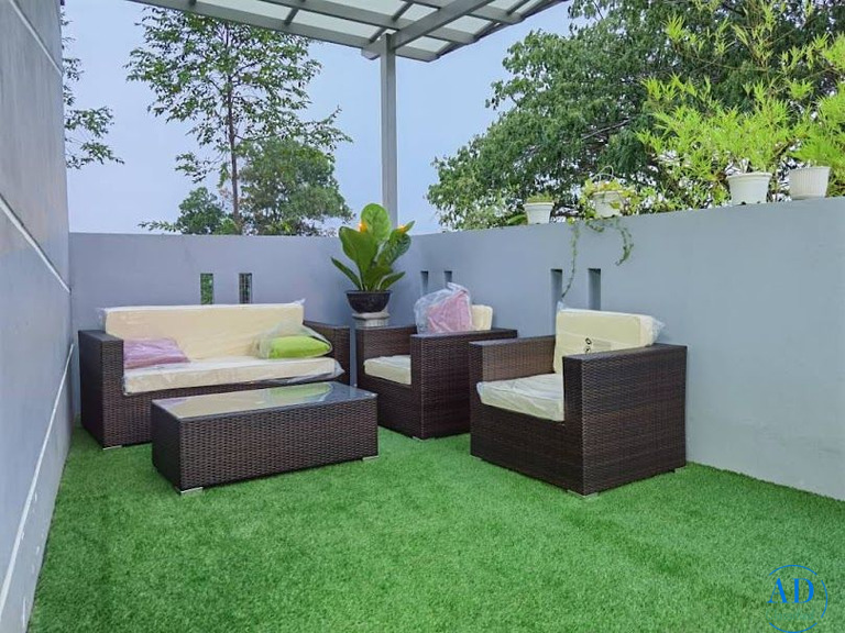 Isufoo Modern Wicker Sofa Set , JHA-090