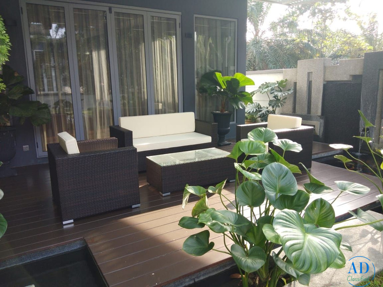 Isufoo Modern Wicker Sofa Set , JHA-090