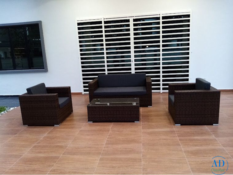 Isufoo Modern Wicker Sofa Set , JHA-090