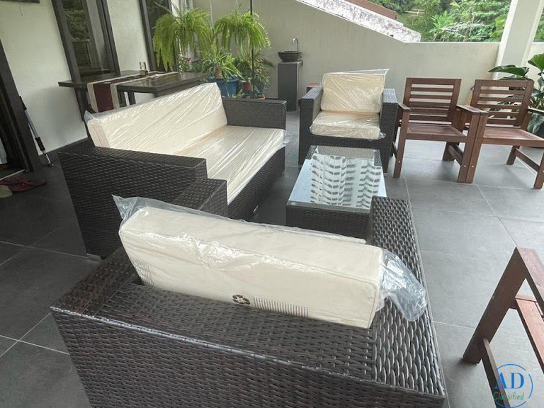Isufoo Modern Wicker Sofa Set , JHA-090