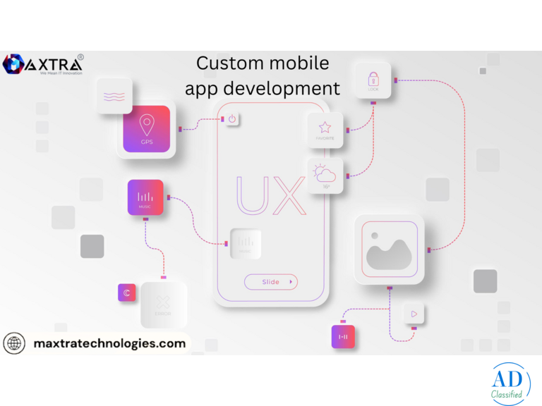 Maxtra Technologies Offers Custom App Development Solutions in Noida
