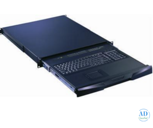 Rackmount Drawer 1U with Keyboard and Touchpad – Ideal for Network and Server Racks