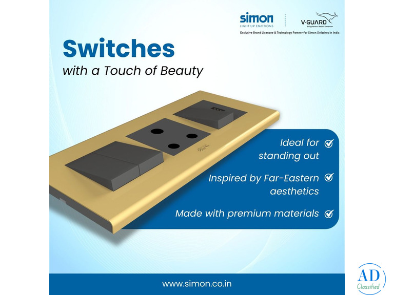 Best Electric Switch Company in India – Choose Simon for Quality & Style