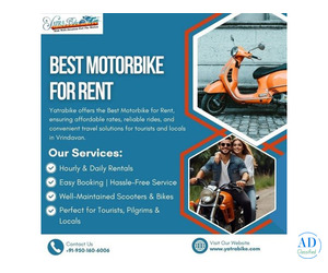 Bike On Rent in Vrindavan Bike On Rent in Vrindavan