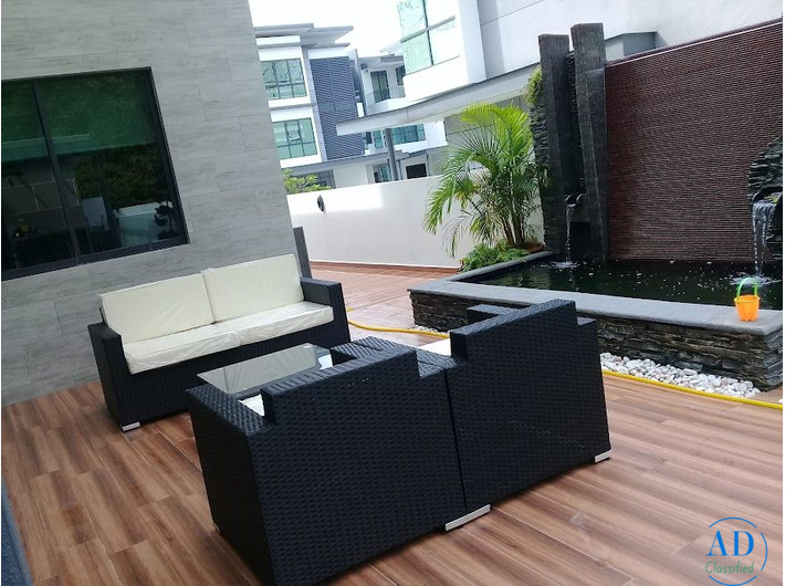 Sunperry Wicker Sofa Set , JHA-S113