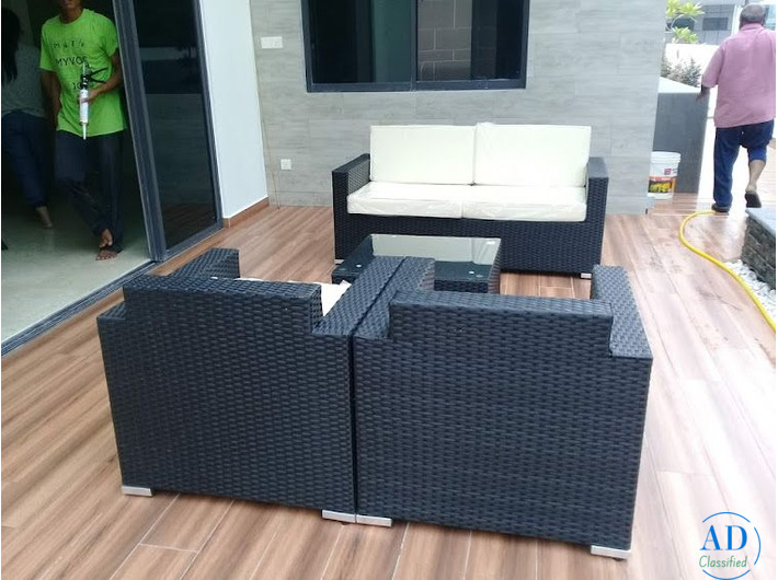 Sunperry Wicker Sofa Set , JHA-S113