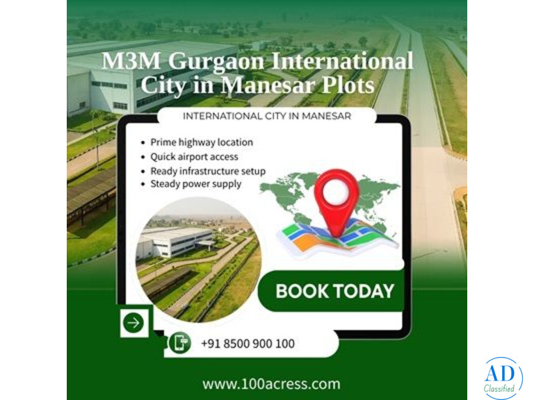 M3M Gurgaon International City in Manesar Plots