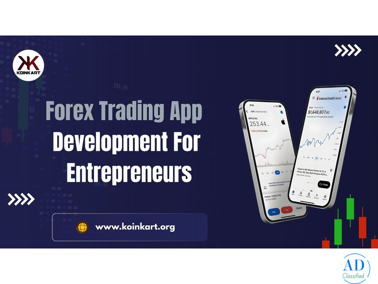 Koinkart – Forex Trading App Development for Entrepreneurs