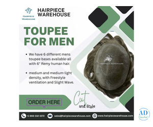 Shop toupee for men that matches your exact size, colour and wave?