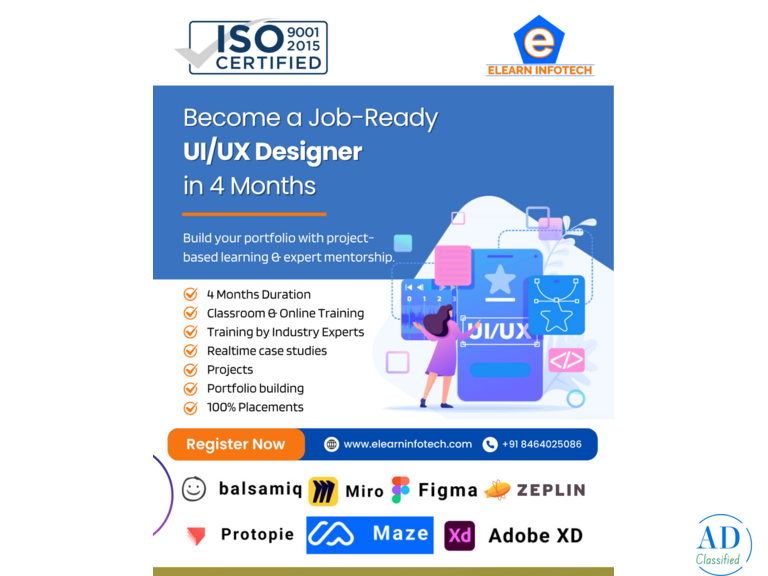 UI/UX Design Course in Hyderabad – ELearn Infotech
