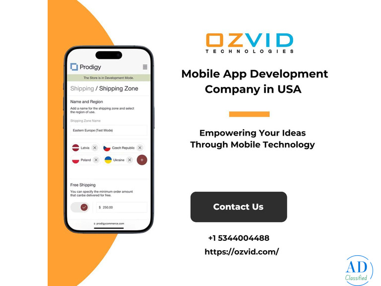 Accelerate Business Growth with Mobile App Development Company in Austin by OZVID Technologies
