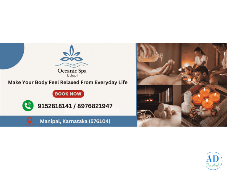 Oceanic Spa Udupi Professional Massage Therapy 8976821947
