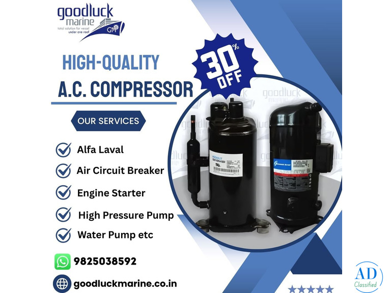 High-Quality A.C. Compressor | Durable & Energy Efficient Unit