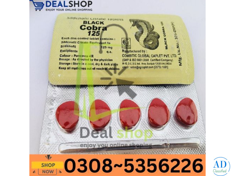 Buy Original Black Cobra Tablets in Pakistan 03085356226 “Opentelemart |  Sildenafil Citrate