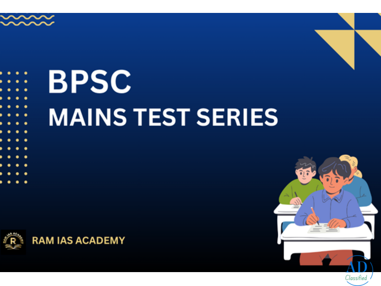 Ram IAS BPSC Mains Test Series – Expert Coaching & Mock Tests