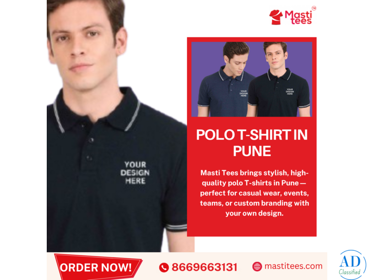 Premium Polo T-Shirts in Pune, Stylish & Comfortable - Masti Tees