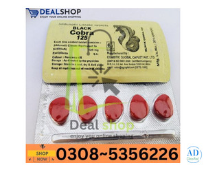 Buy Original Black Cobra Tablets in Pakistan 03085356226 “Opentelemart |  Sildenafil Citrate