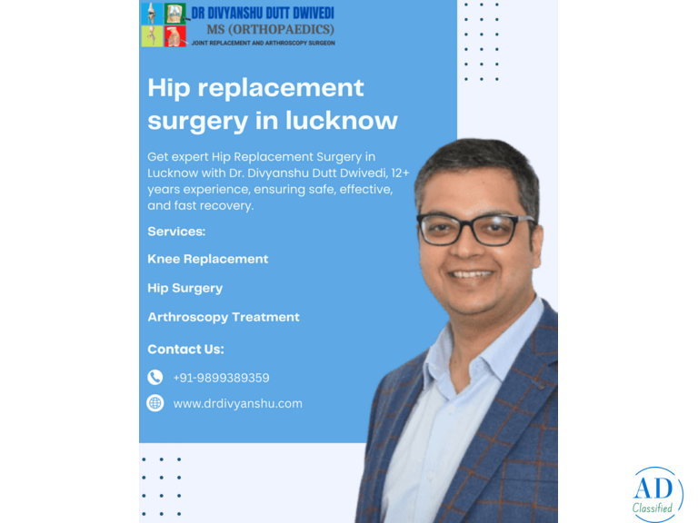 Dr. Divyanshu Dutt Dwivedi - Leading Expert for Hip Replacement Surgery in Lucknow