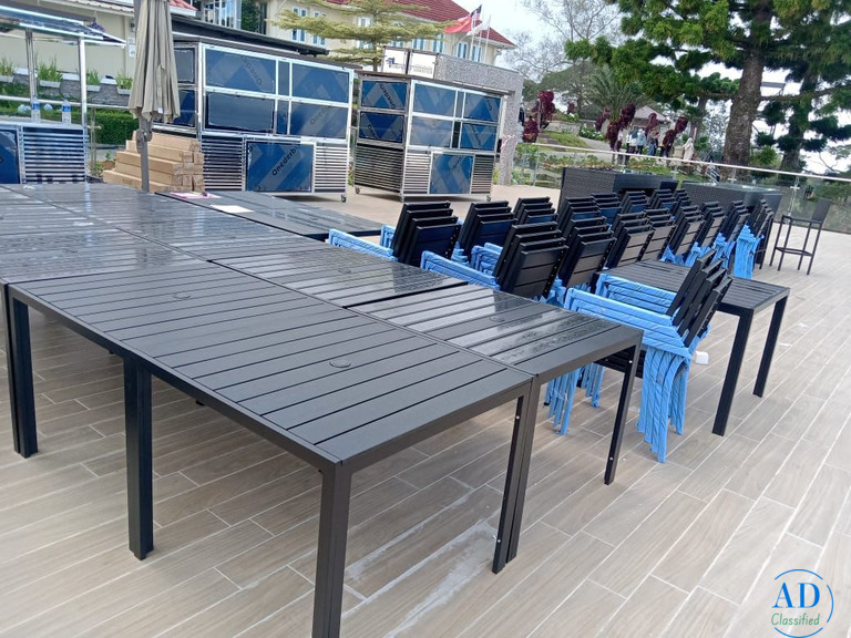 Artificial wood Dining Set, JHA-022