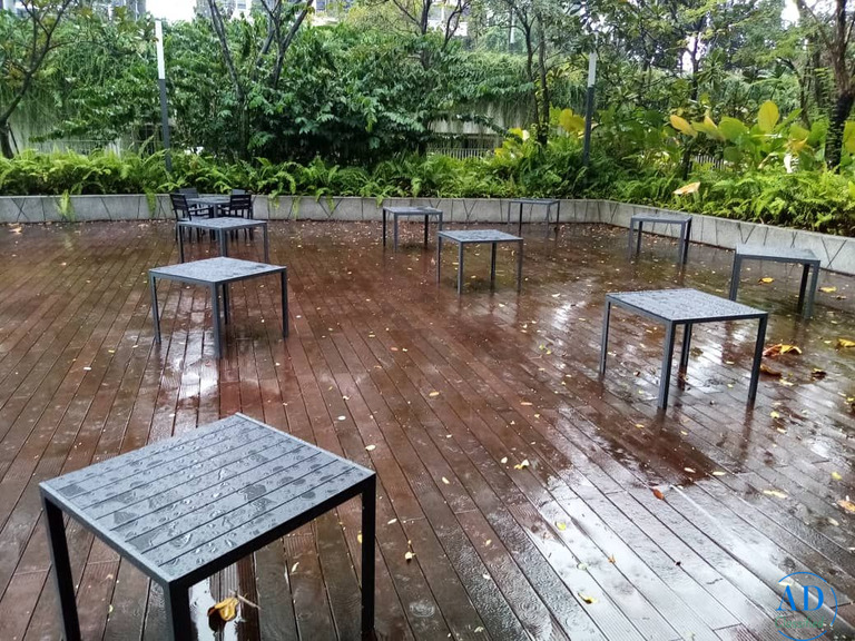 Artificial wood Dining Set, JHA-022