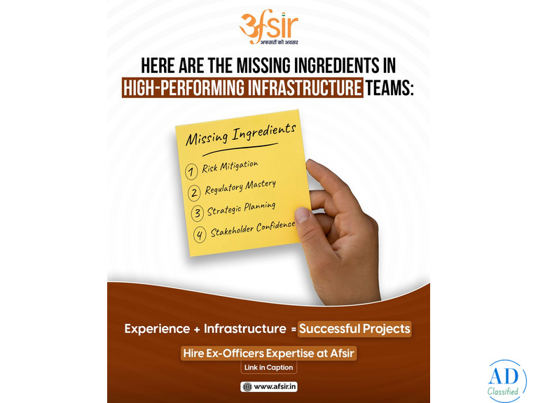 Hire Retired Government Officers | Afsir.in