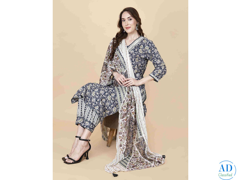 3 Piece Navy Blue Suit – Pretty Lady