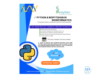 Python & Biopython for Bioinformatics