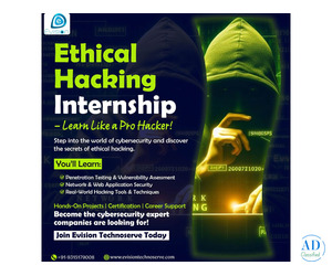 Ethical Hacking Internship – Learn Like a Pro Hacker - Evision Technoserve