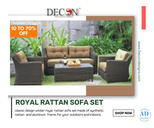Royal Rattan Sofa Set , JHA-0986