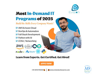 Most In Demand IT Program 2025 – Get Future Ready with Evision Technoserve