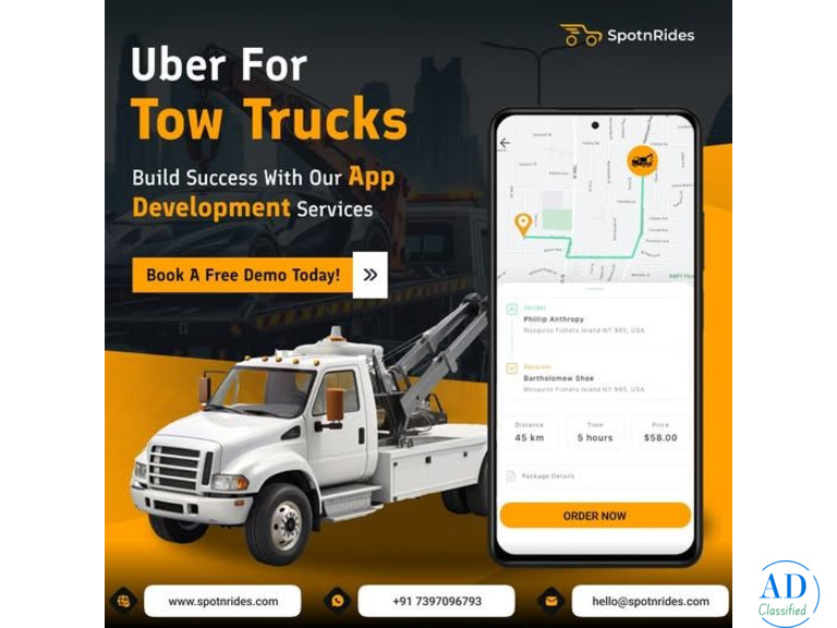 Grow Your Towing Business with SpotnRides AI Roadside Assistance App