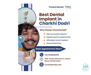 Best Dental Implant in Charkhi Dadri | Triveni Dental Best Dental Implant in Charkhi Dadri | Triveni Dental