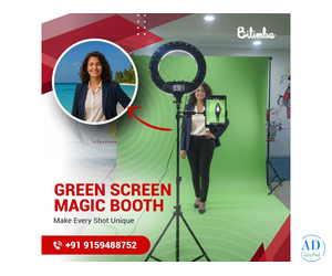Magic Green Screen Booth in Bangalore | Custom Event Photo Booth