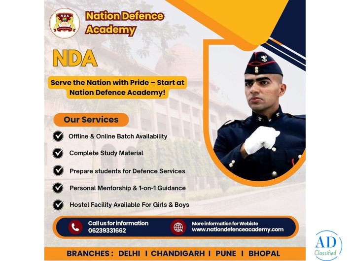 NDA 1 Year Foundation Program in Chandigarh