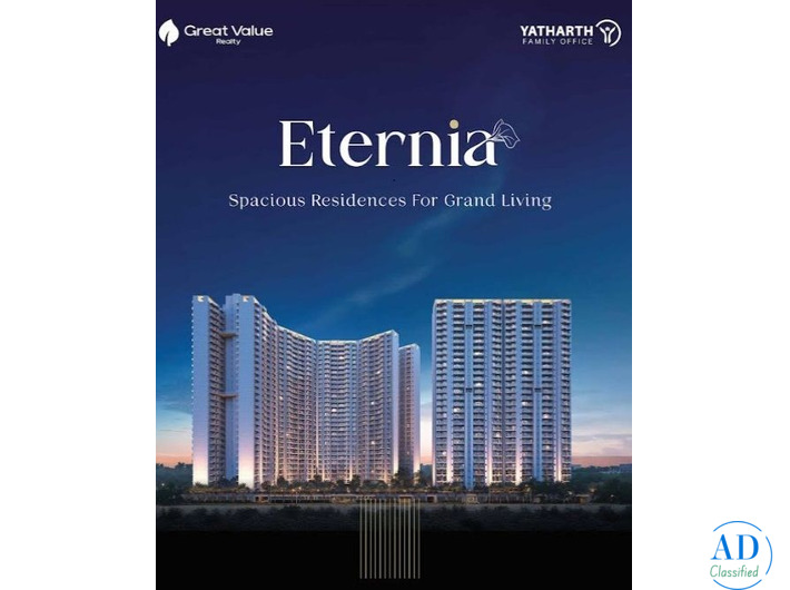 Eternia Residences by NBCC – 3 & 4 BHK Luxury Apartments in Greater Noida West