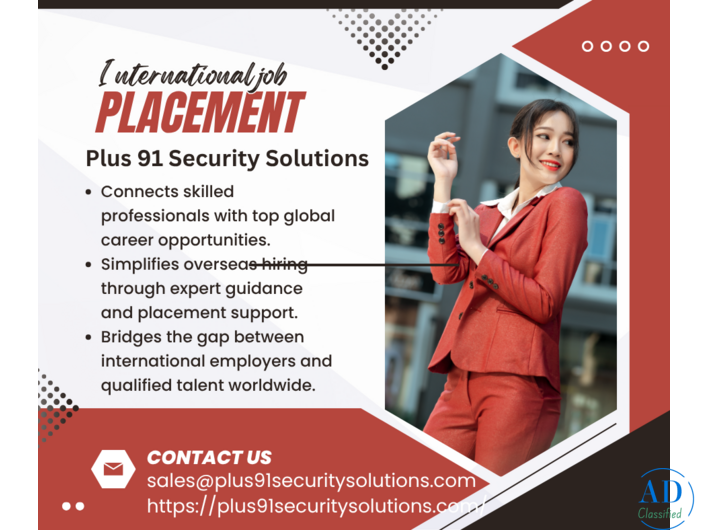 Build Your Global Career with a Trusted International Job Placement Company