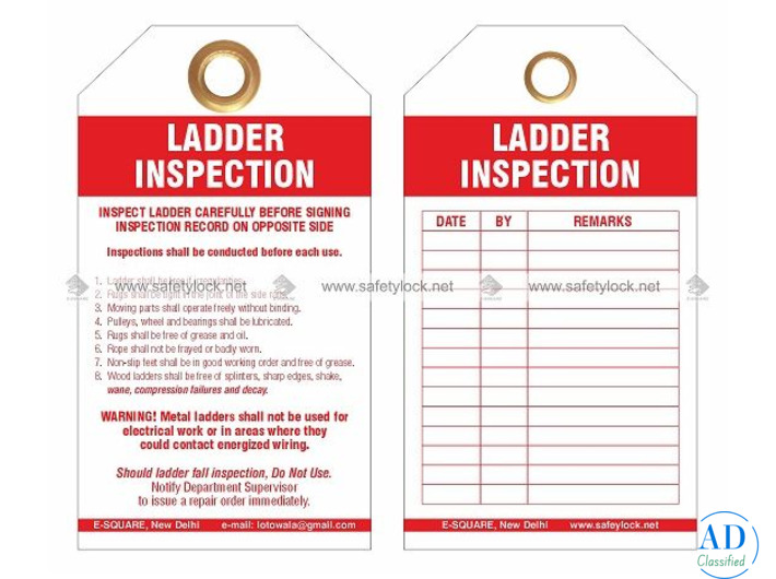 Buy Scaffolding Tags & Holders - Ensure Safe Access and Inspection