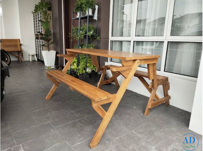 Casa Bella Teak wood Garden Magic Bench, JD-152A