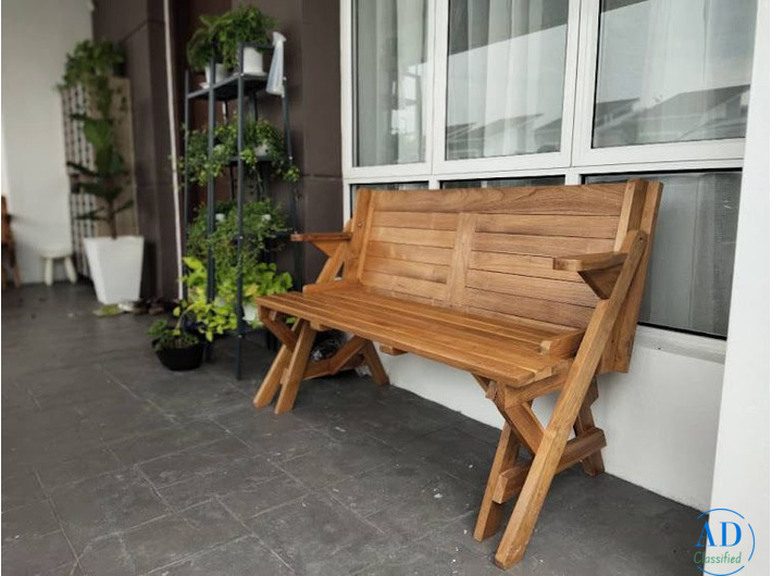 Casa Bella Teak wood Garden Magic Bench, JD-152A