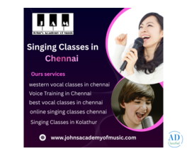 Singing Classes in Chennai –  John’s Academy of Music