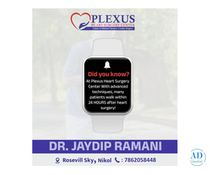 Get Advanced Treatment from the Best Heart Surgeon in Ahmedabad at Plexus