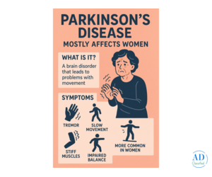 What is parkinson Disease why its only happened oftne in Women