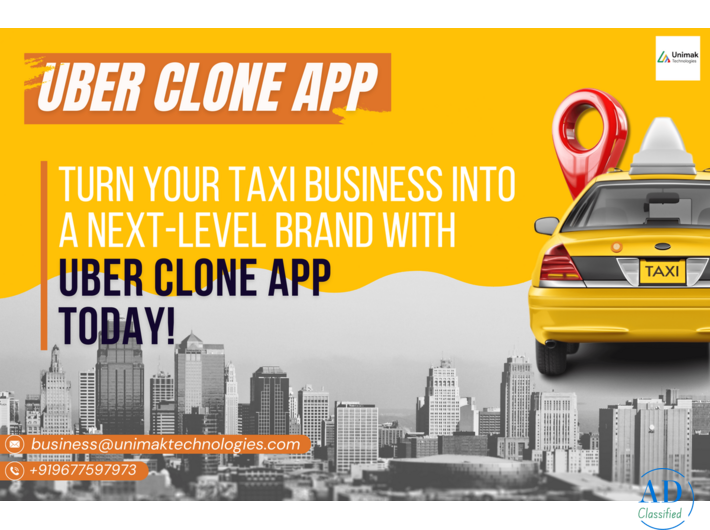 Launch Your Taxi Business with Our Uber Clone App Unimak Technologies
