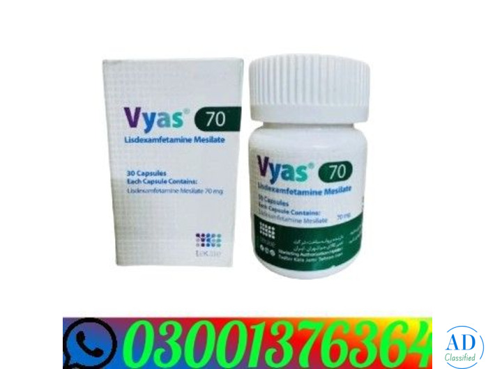 Vyas 70mg Price in Pakistan | Buy Vyas Tablets Online | ADHD Medicine