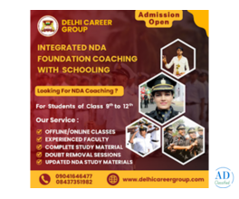 NDA Coaching with  schooling  in  Bhopal