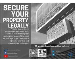 Why Choose Advocate Anulekha Maity for Property Registration in Kolkata?