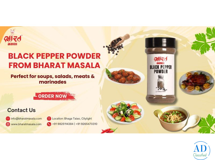 Black Pepper Powder from Bharat Masala